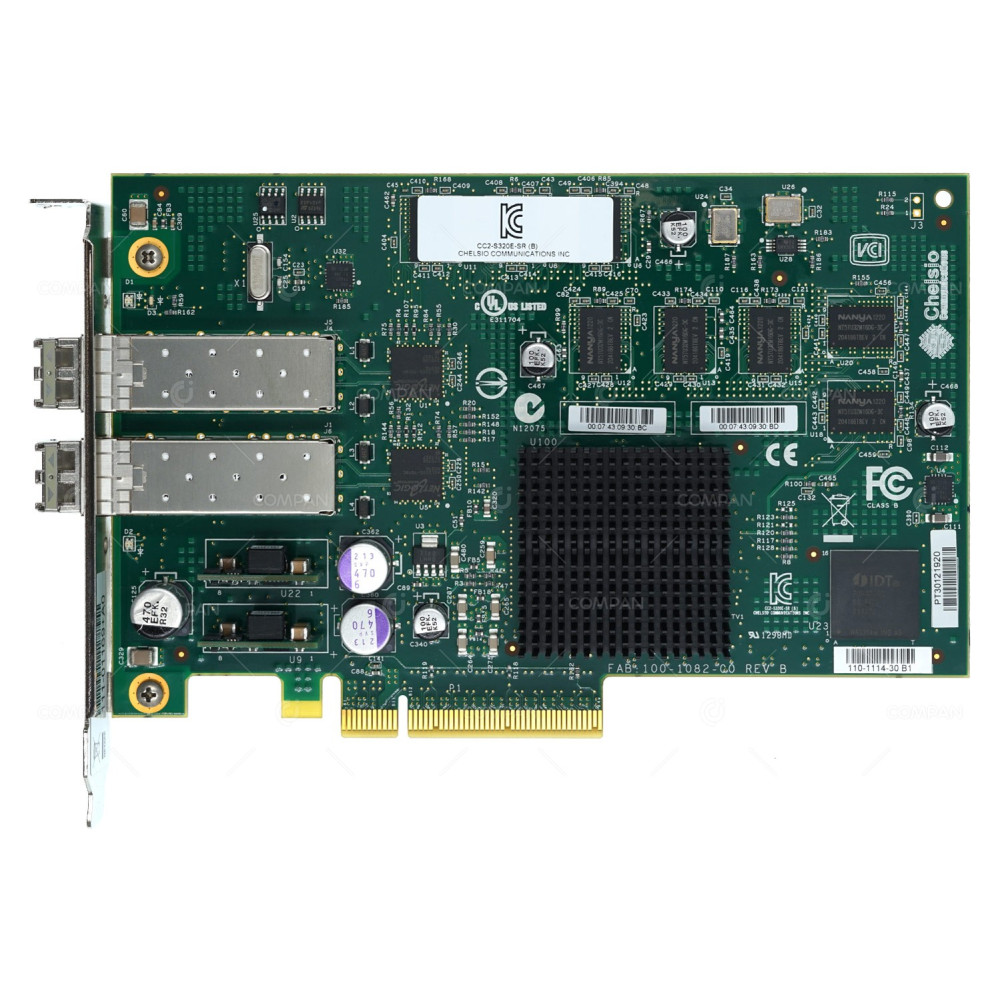 111-01169+A0 NETAPP DUAL PORT 10GB SFP+ BARE CAGE NIC PCI-E ADAPTER
