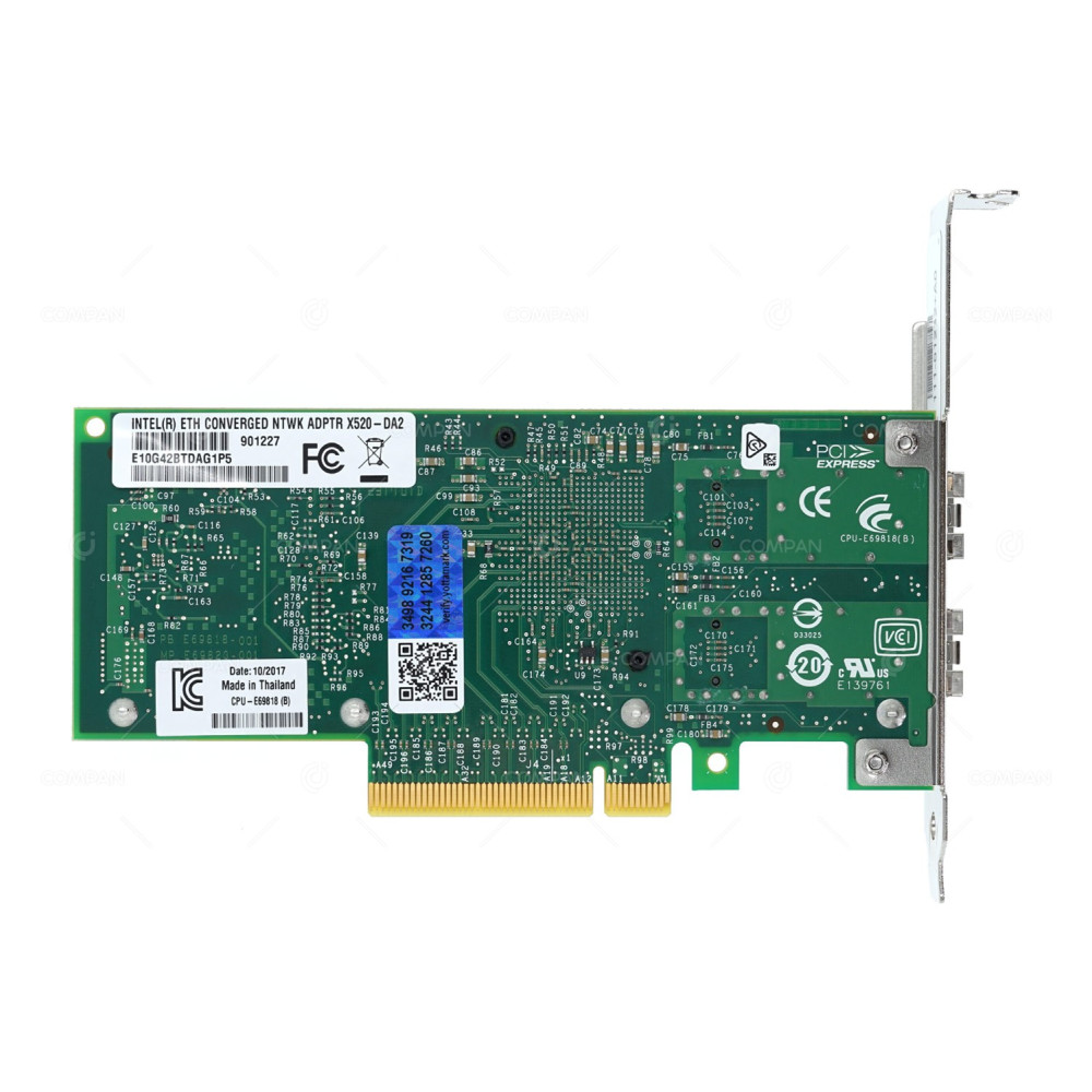 111-01232 NETAPP X520-DA2 10GB NETWORK ADAPTER FOR FAS3250 FAS3140 FAS8020