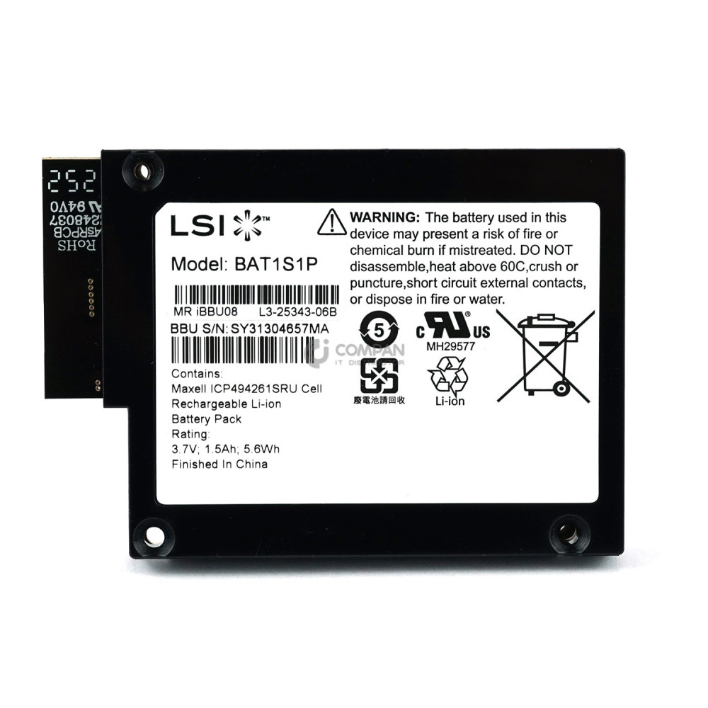 L3-25343-06B LSI RAID CONTROLLER BATTERY SERVERAID