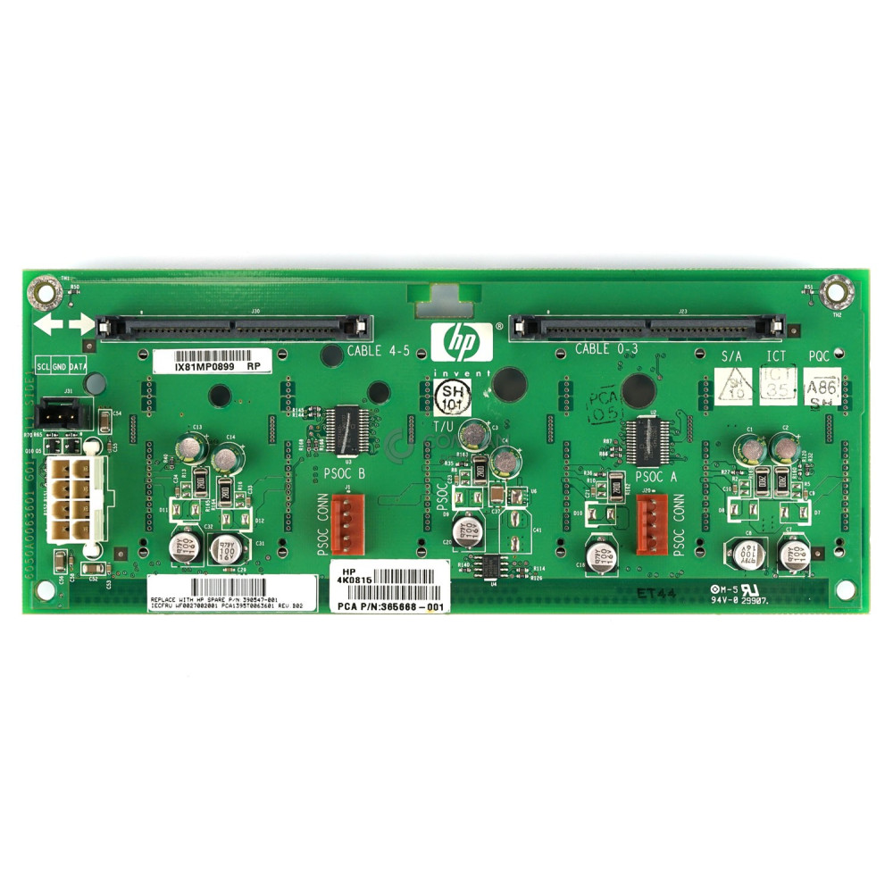 390547-001 HP 6-BAY 3.5'' LFF BACKPLANE FOR HP PROLIANT ML350 G4