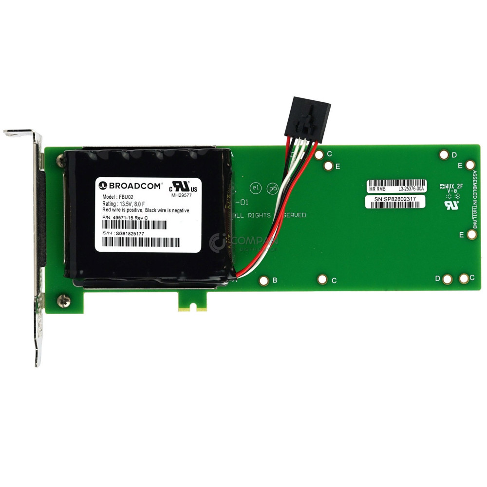 L3-25376-00A LP LSI BATTERY MODULE CARD FOR MEGA RAID CONTROLLER WITH BATTERY LOW PROFILE