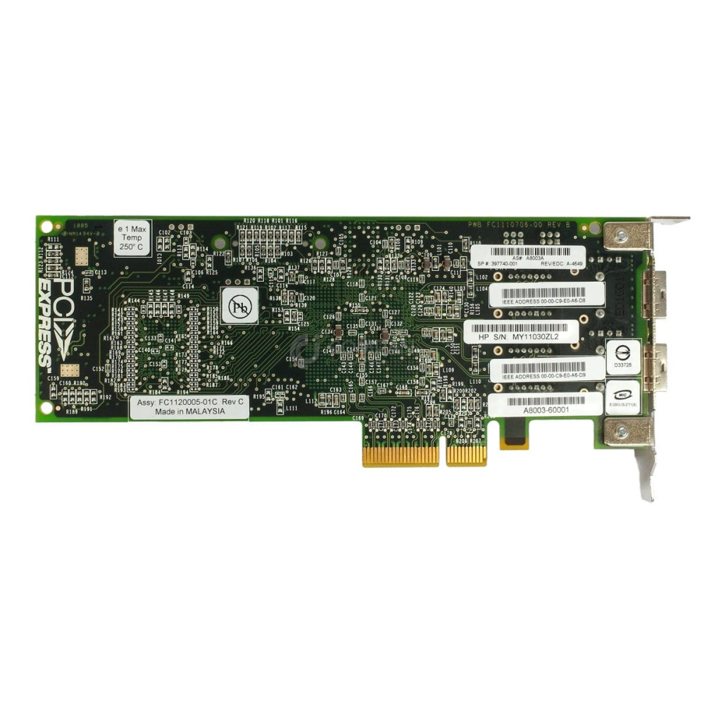 397740-001 HP LPE11002 4GB DUAL PORT PCI-E ADAPTER