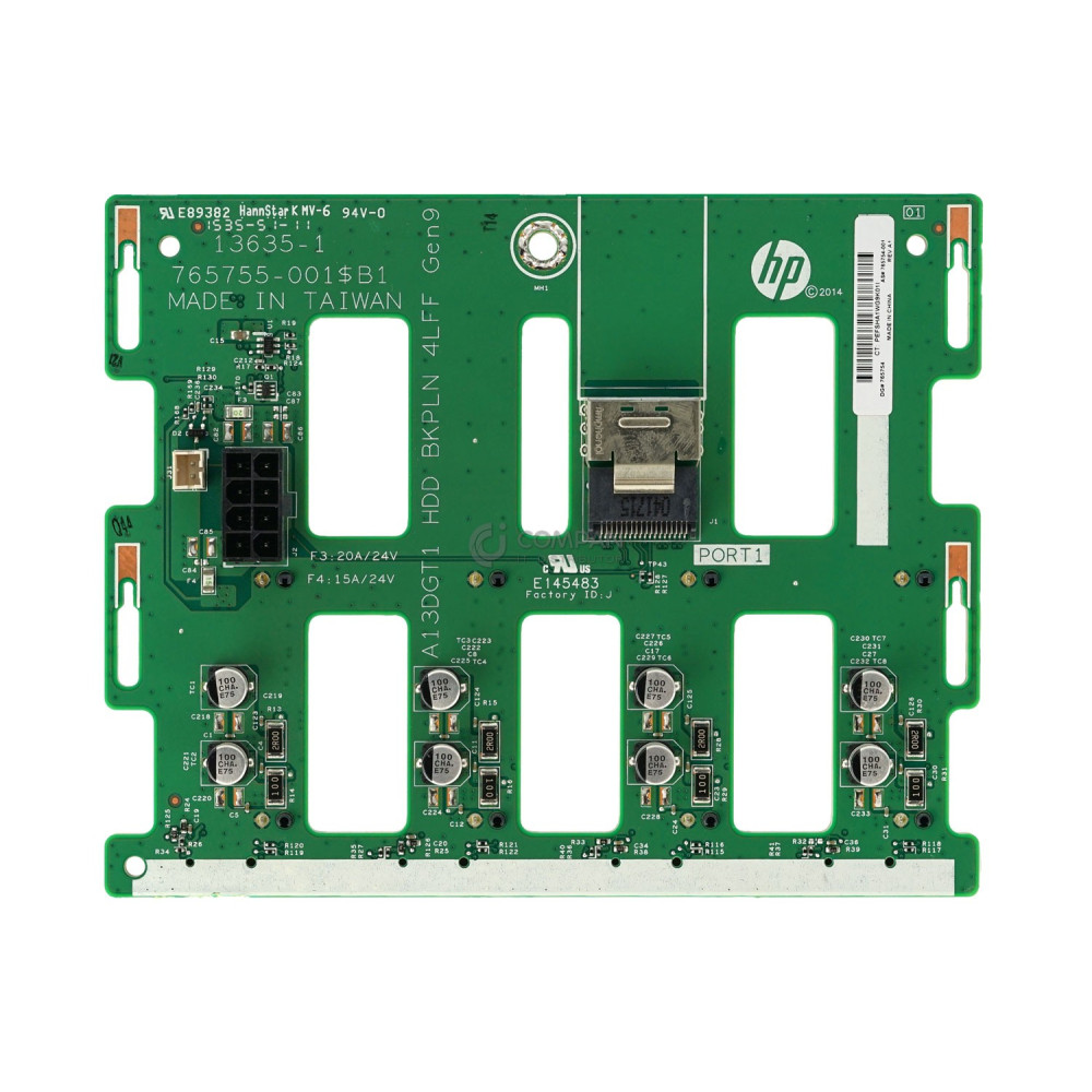 765754-001 HP BACKPLANE 4-BAY 3.5 LFF  HDD FOR PROLIANT M30 M110 M150 G9 765755-001