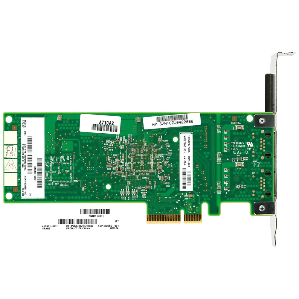 458491-001 HP NC382T DUAL PORT 1GB RJ-45 NETWORK ADAPTER PCI-E