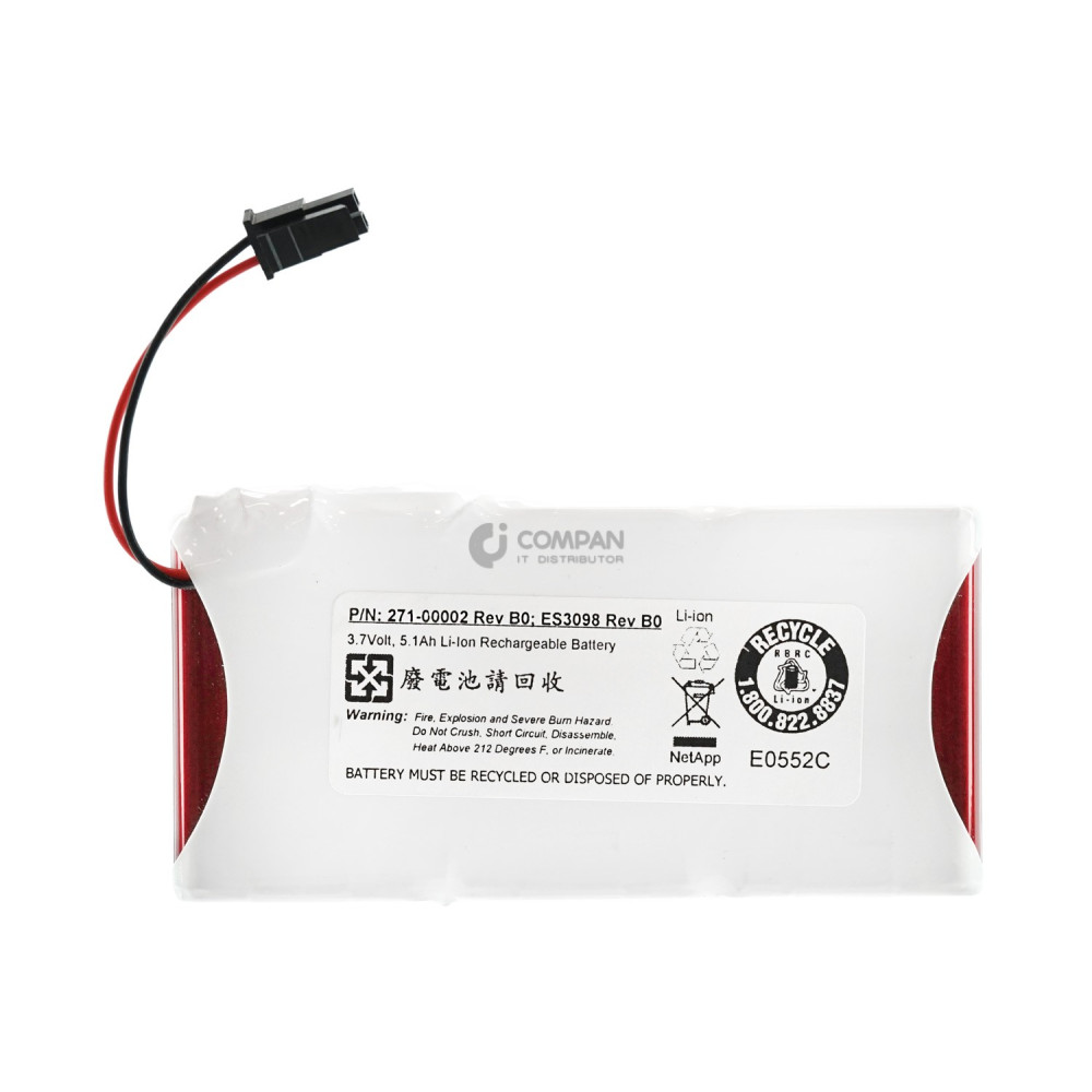 271-00002 NETAPP 3.6V/5850MAH LI-IONFOR NVRAM5 HBA FOR FAS3050 -