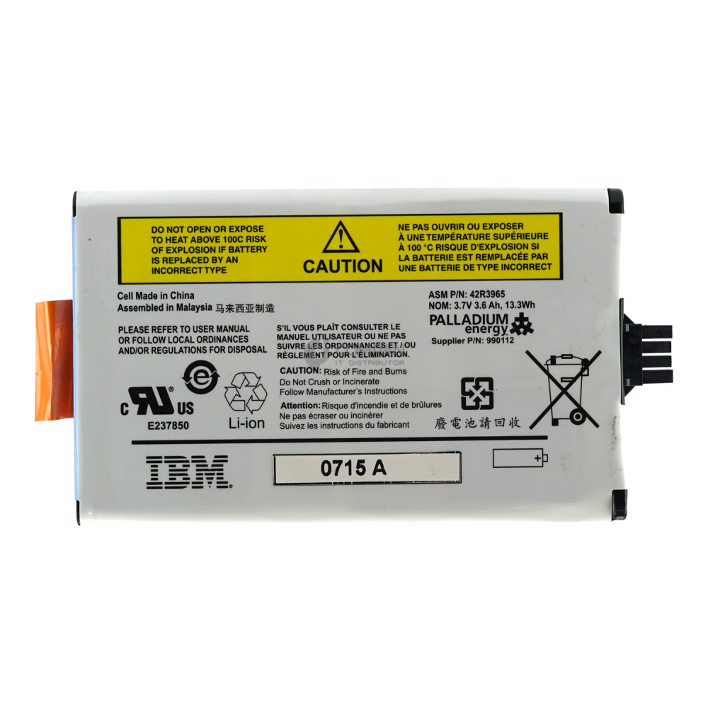 42R3965 IBM CACHE BATTERY PACK FOR IBM FC-5679 FC-5796