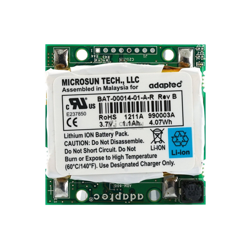 BAT-00014-01-A-R ADAPTEC MICROSUN LITHIUM ION BATTERY PACK FOR ASR-5405 990003A