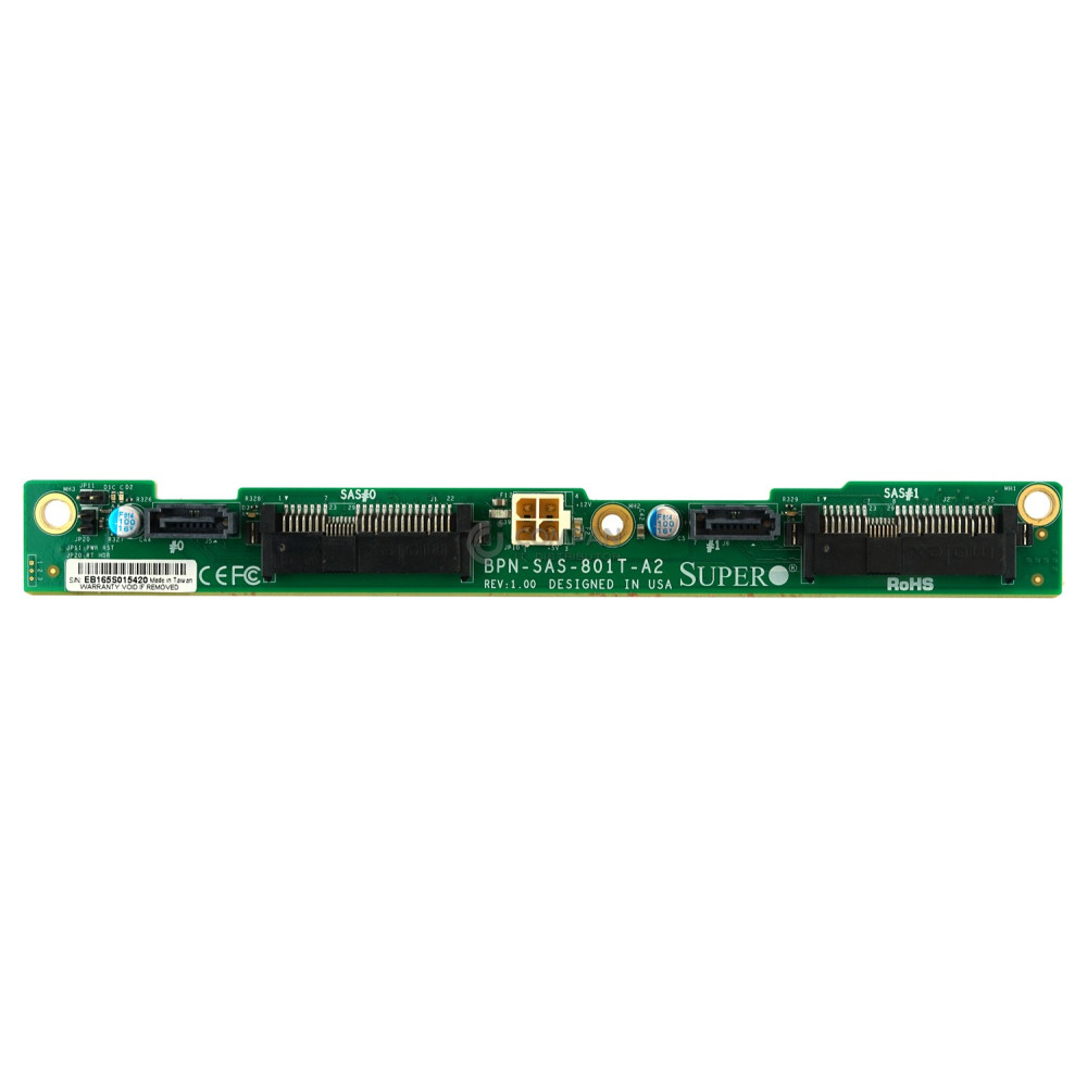 BPN-SAS-801T-A2 SUPERMICRO BACKPLANE FOR 2X 3.5 HARD DRIVE -