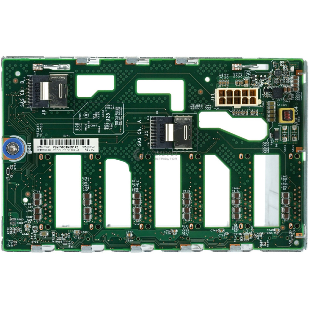 667278-001 HP BACKPLANE 6-BAY 3.5 LFF HDD HOT-PLUG WITH CAGE FOR ML350P G8 638929-001, 660351-001