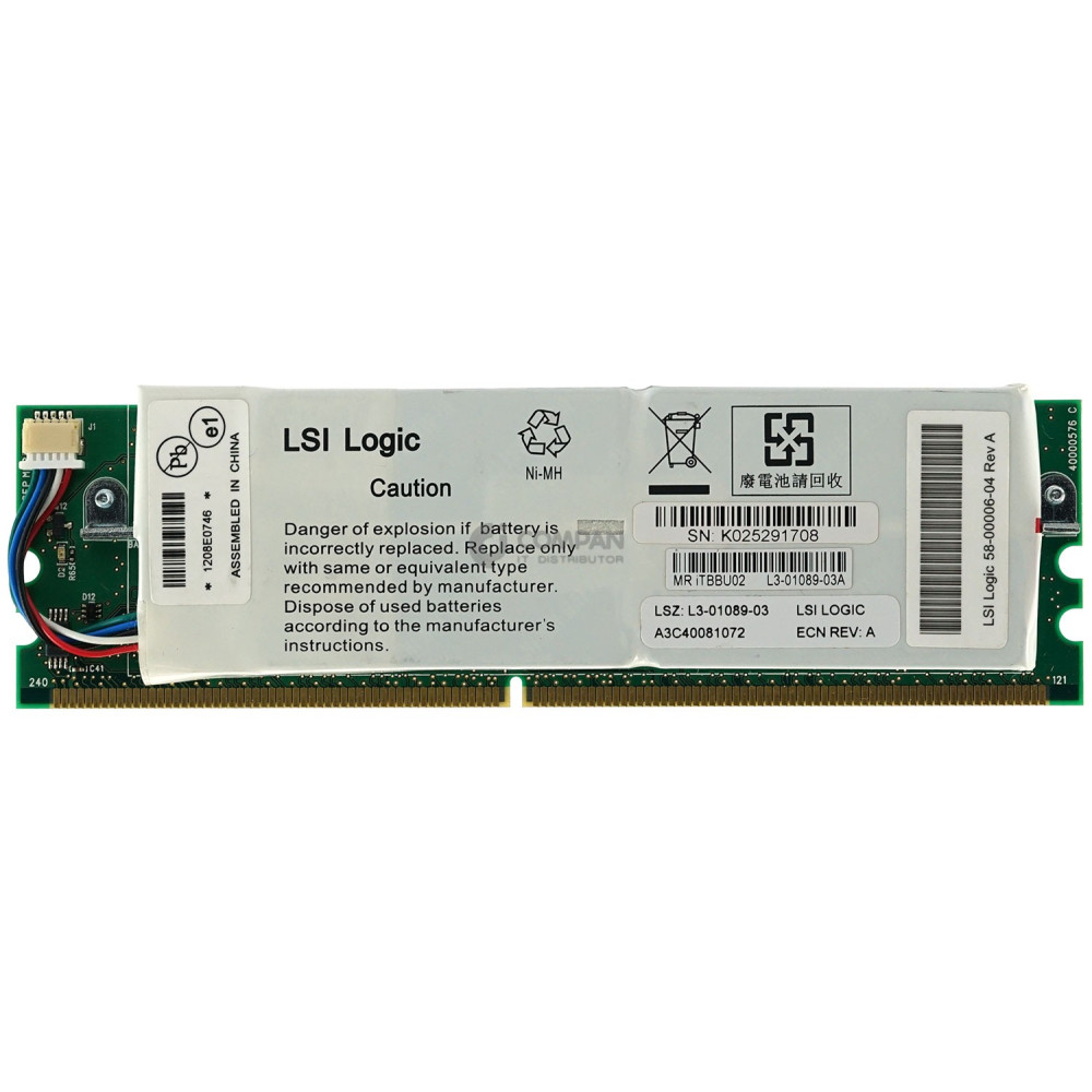 A3C40081072 FUJITSU PRIMERGY MEGARAID ITBBU02 256MB WITH BATTERY L3-01089-03, MRIBBU02