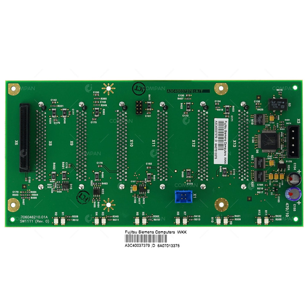 A3C40037379 FUJITSU 6-SLOT 3.5" LFF SCSI HDD BACKPLANE FOR PRIMERGY TX200
