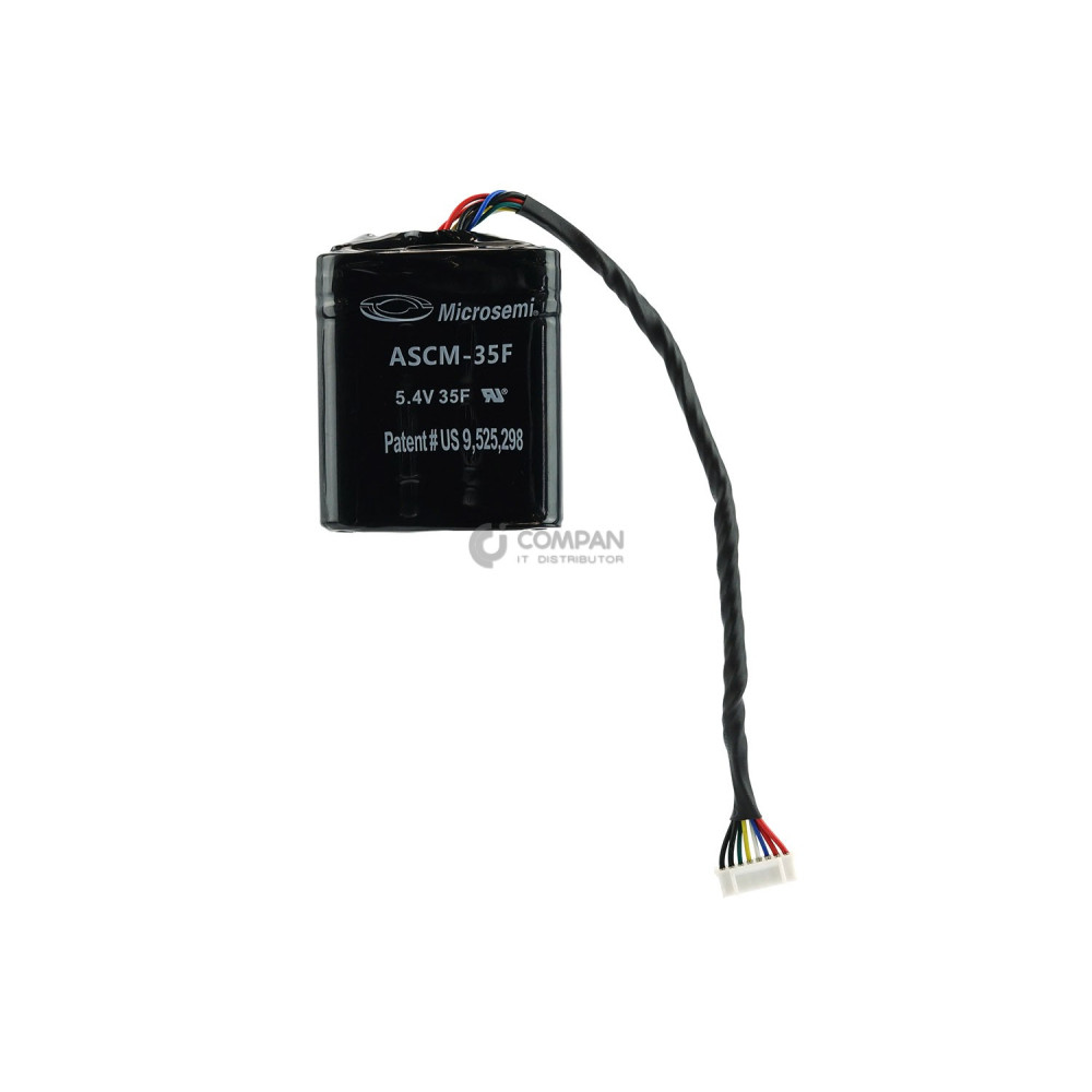 ASCM-35F MICROSEMI BACKUP BATTERY WITH CABLE 5.4V 35F FOR SMARTRAID 3100 SERIES RAIS CARD