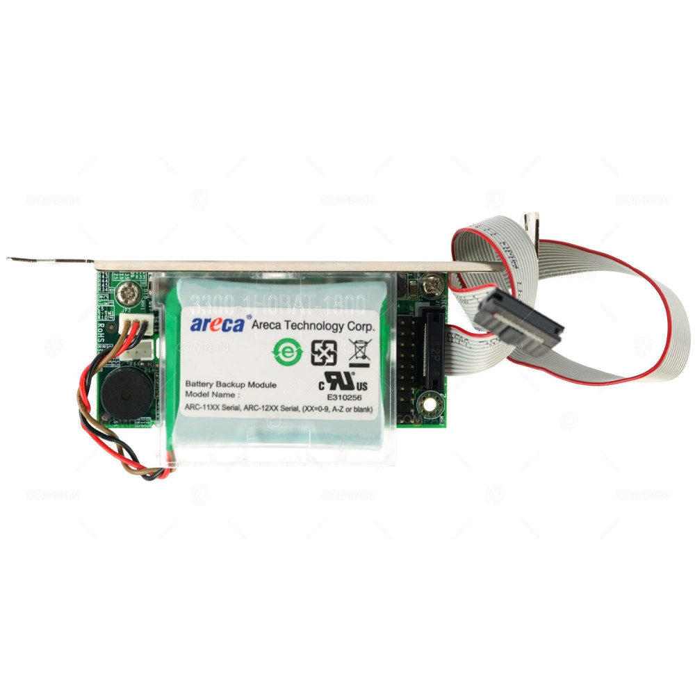 91-6120BA-T112-1880 ARECA T112 BATTERY BACKUP MODULE FOR ARC-11XX(ML) ARC-12XX(ML) ARC-12XX(4I/4X/8X) ARC-1680 1880 (I/X/LP/IX-XX)