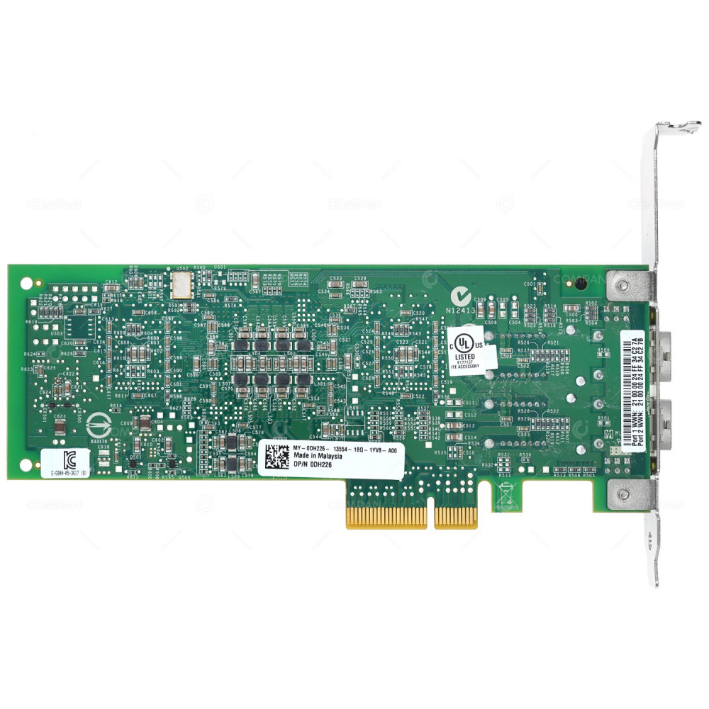 DH226 DELL QLOGIC QLE2462 4GB DAL PORT FC ADAPTER