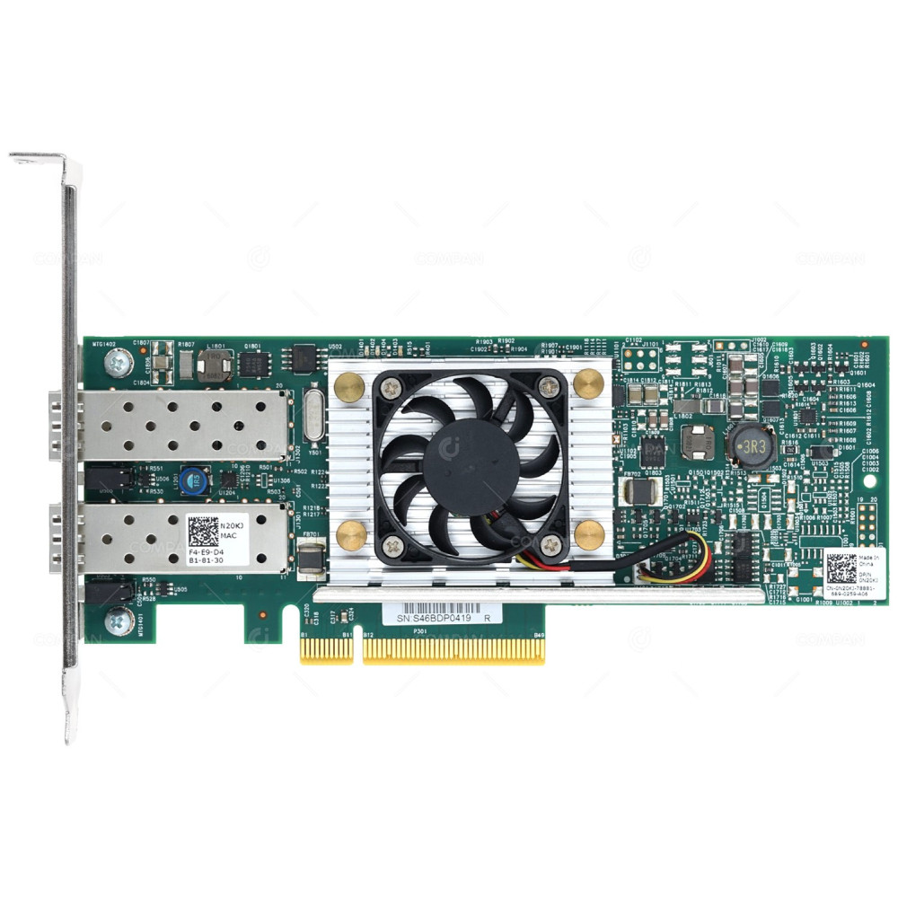 N20KJ DELL BROADCOM 57810S DUAL PORT 10GB SFP+ ADAPTER