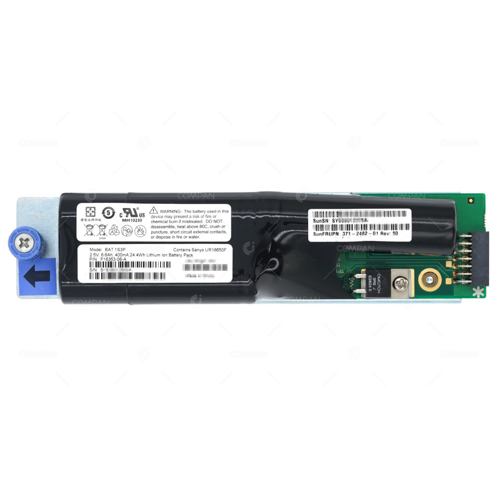 371-2482-01 SUN 2510/2530/2540 CONTROLLER BATTERY P16353-06-A, P16353-06-E