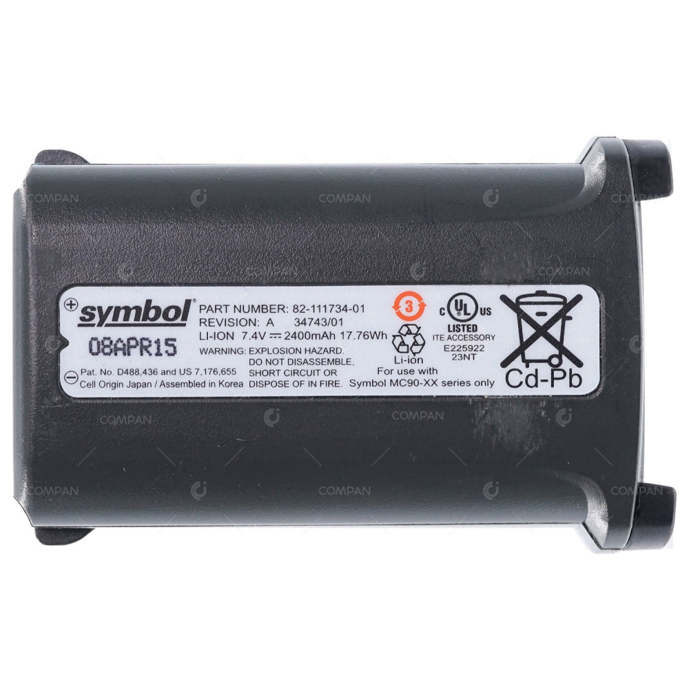 82-111734-01 BATTERY 7.4V 2400MAH 17.76WH FOR MOTOROLA SYMBOL MC92NO -