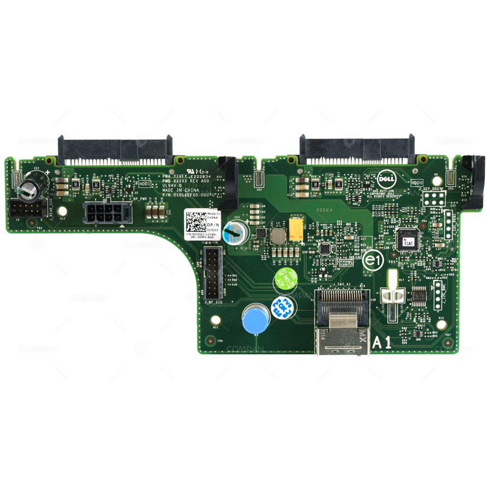 0JDG3 DELL 1X2 FLEXBAY 2.5 SFF INCH SAS BACKPLANE FOR PEOWEREDGE R720XD DR4100 G12