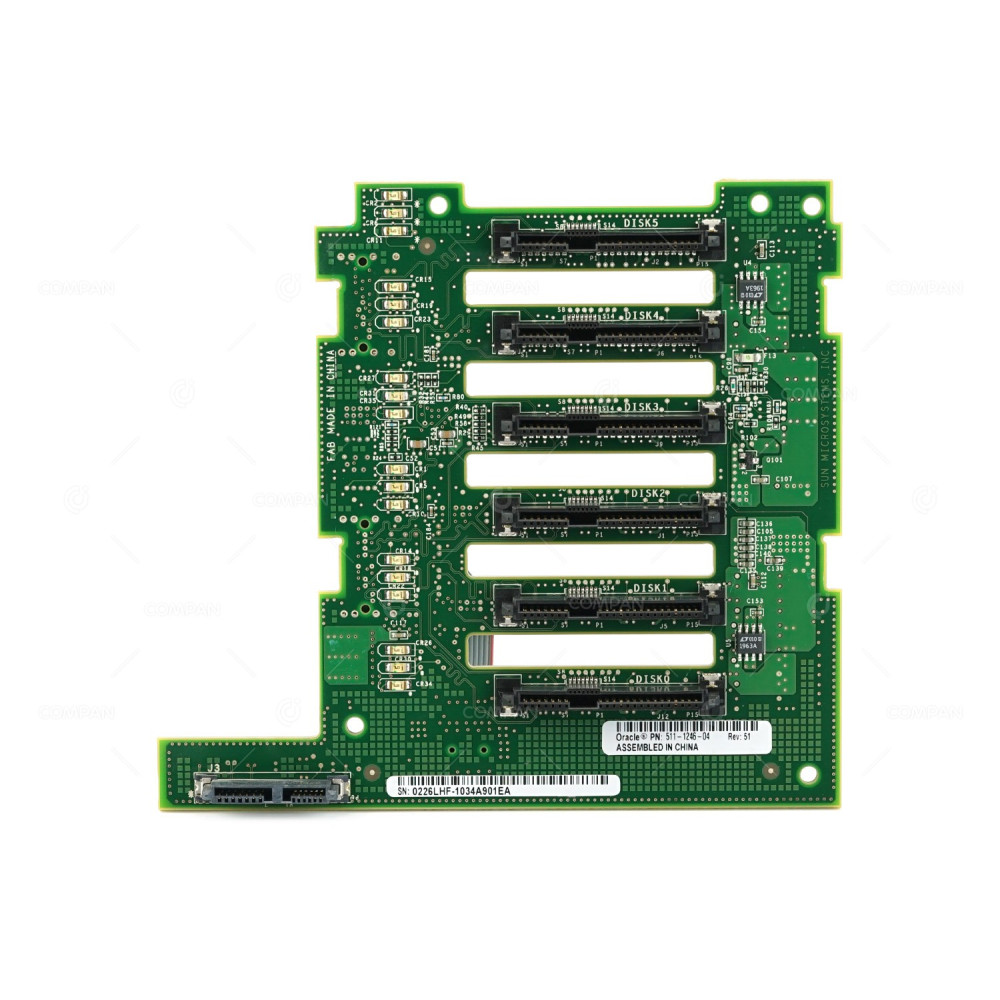 511-1246-04  SUN ORACLE BACKPLANE 6-BAY HDD 2.5 SFF FOR SUN FIRE X4470 M2