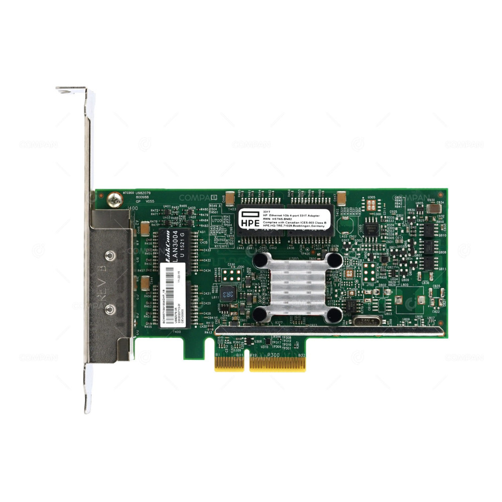 649871-001 HP 331T QUAD PORT 1GB RJ-45 ETHERNET ADAPTER PCI-E
