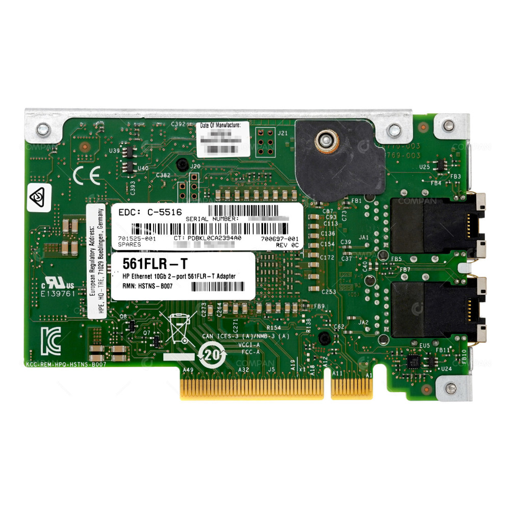 701525-001 HP ETHERNET 10GB 2-PORT 561FLR-T ADAPTER