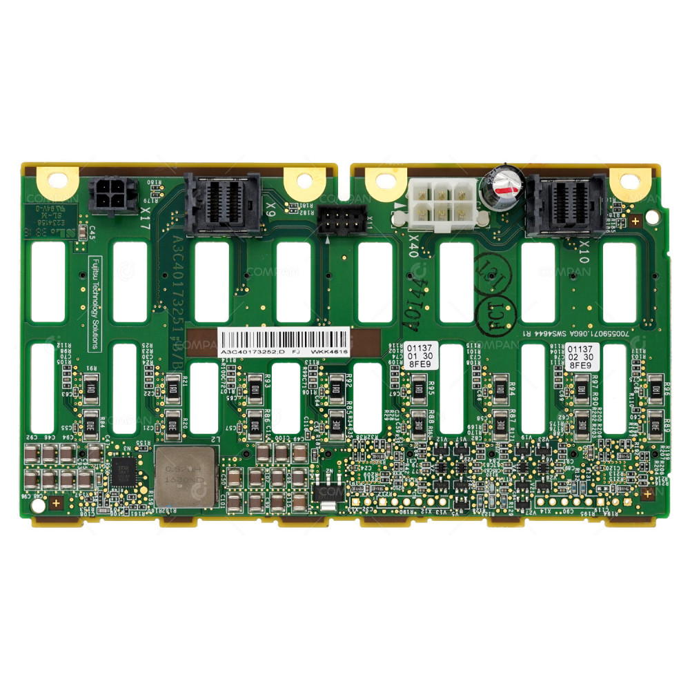 A3C40173252 FUJITSU 8BAY 2.5SFF BACKPLANE FOR RX2540 M1 RX2560 TX2560 M2 -