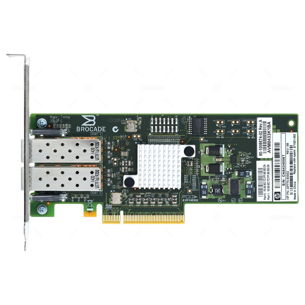 571521-002 HP 82B  DUAL PORT 8GB SFP FC HBA ADAPTER PCI-E