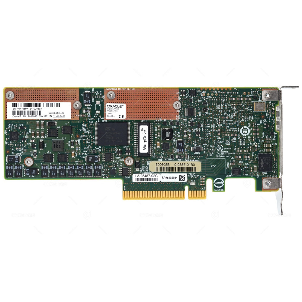7026993 SUN ORACLE SSD CARD FLASH ACCELERATOR F40 400GB PCI-E X8