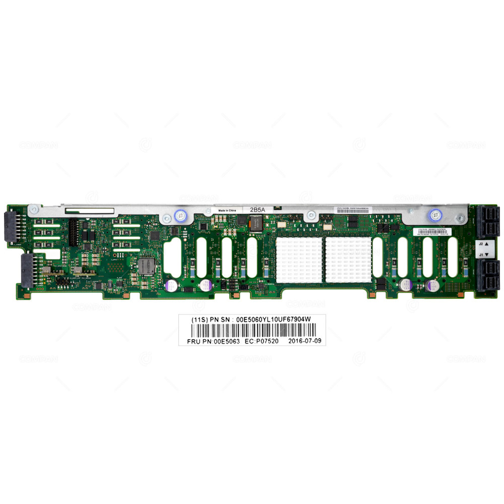 00E5063  IBM 8-BAY 2.5" SFF SAS/SATA DRIVE BACKPLANE FOR IBM POWER SYSTEM S822L