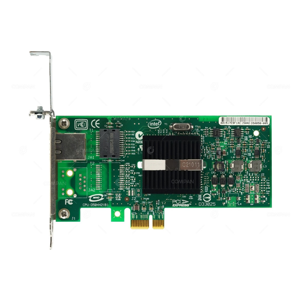 D50858-005 INTEL PRO/1000 SINGLE PORT SERVER ADAPTER PCI-E