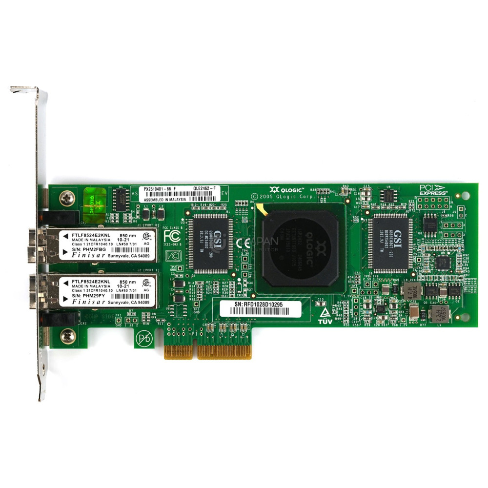 PX2510401-66 QLOGIC QLE2462 4GB DUAL PORT FC ADAPTER