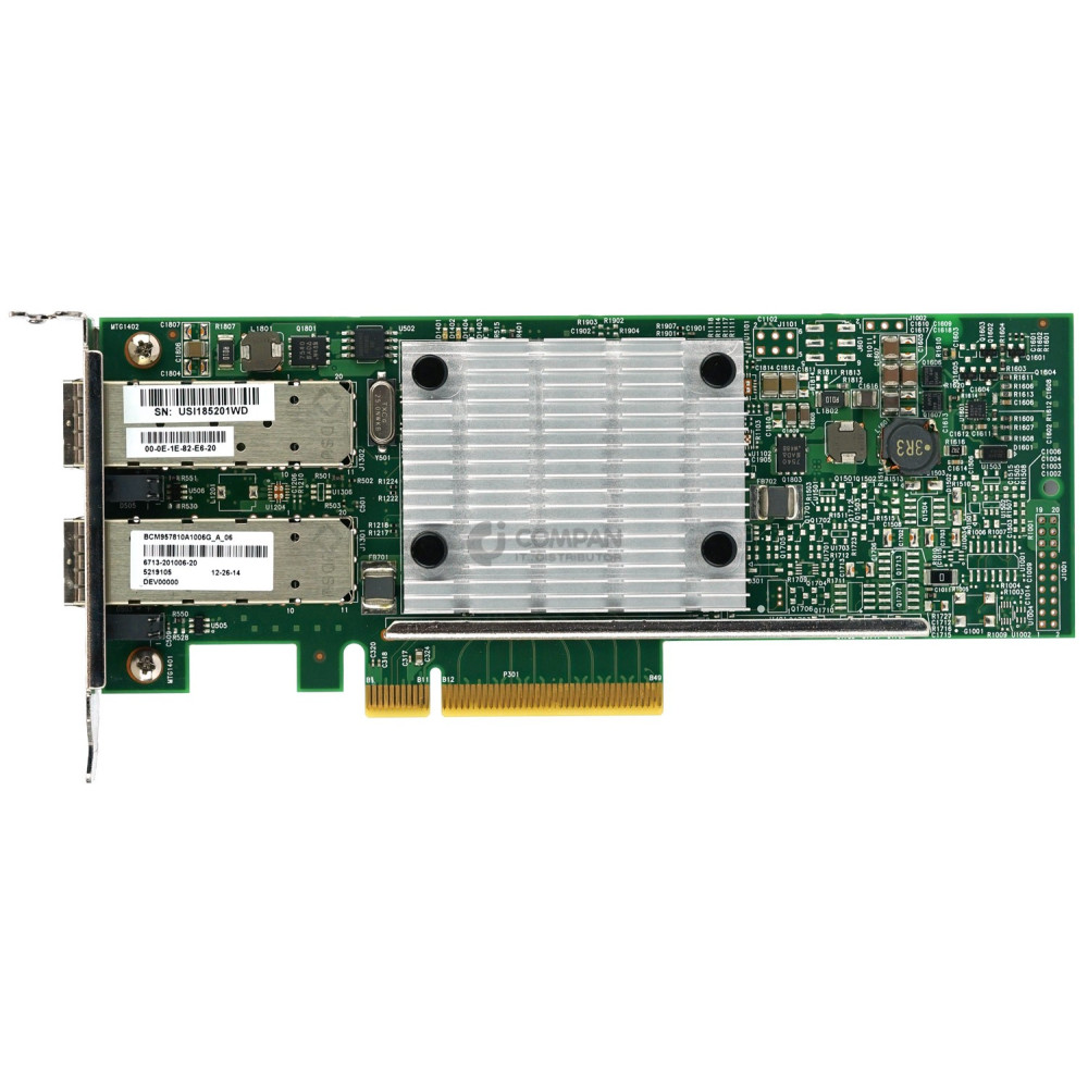 6713-201006-20 BROADCOM DUAL PORT 10GB SFP+ PCI-E ADAPTER LOW PROFILE