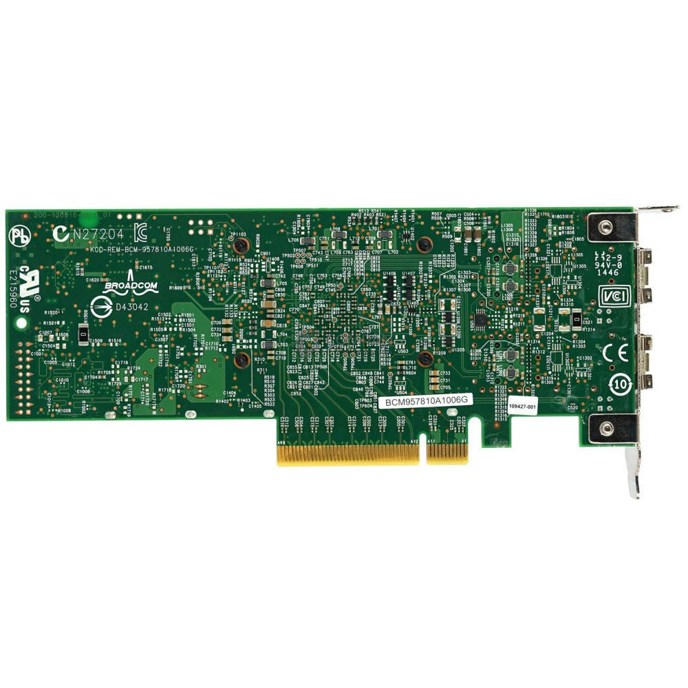 6713-201006-20 BROADCOM DUAL PORT 10GB SFP+ PCI-E ADAPTER LOW PROFILE