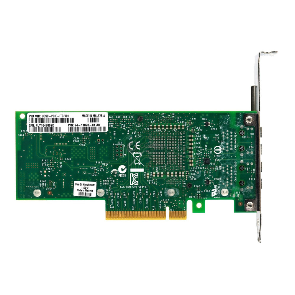 74-11070-01 CISCO INTEL X540-T2 DUAL PORT 10GB RJ-45 NETWORK ADAPTER