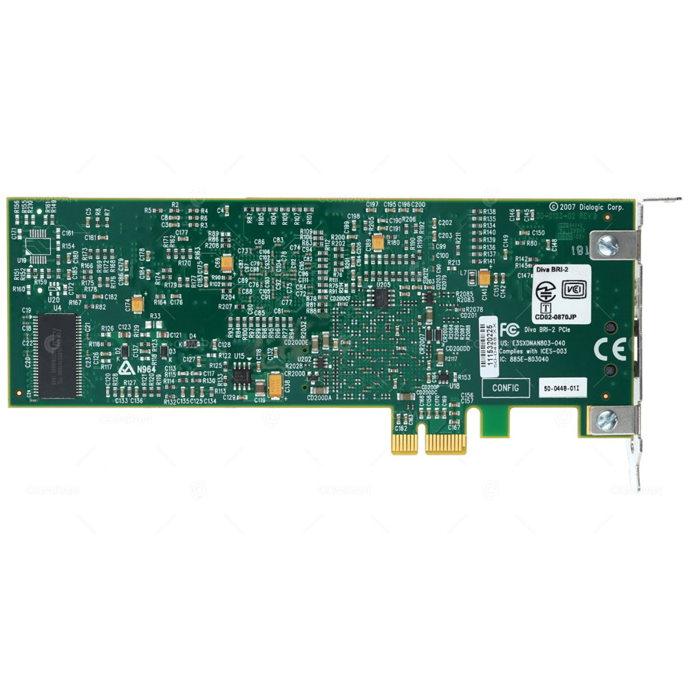803-040-01 DIALOGIC DIVA BRI-2 PCIE V2 TERMINAL ADAPTER