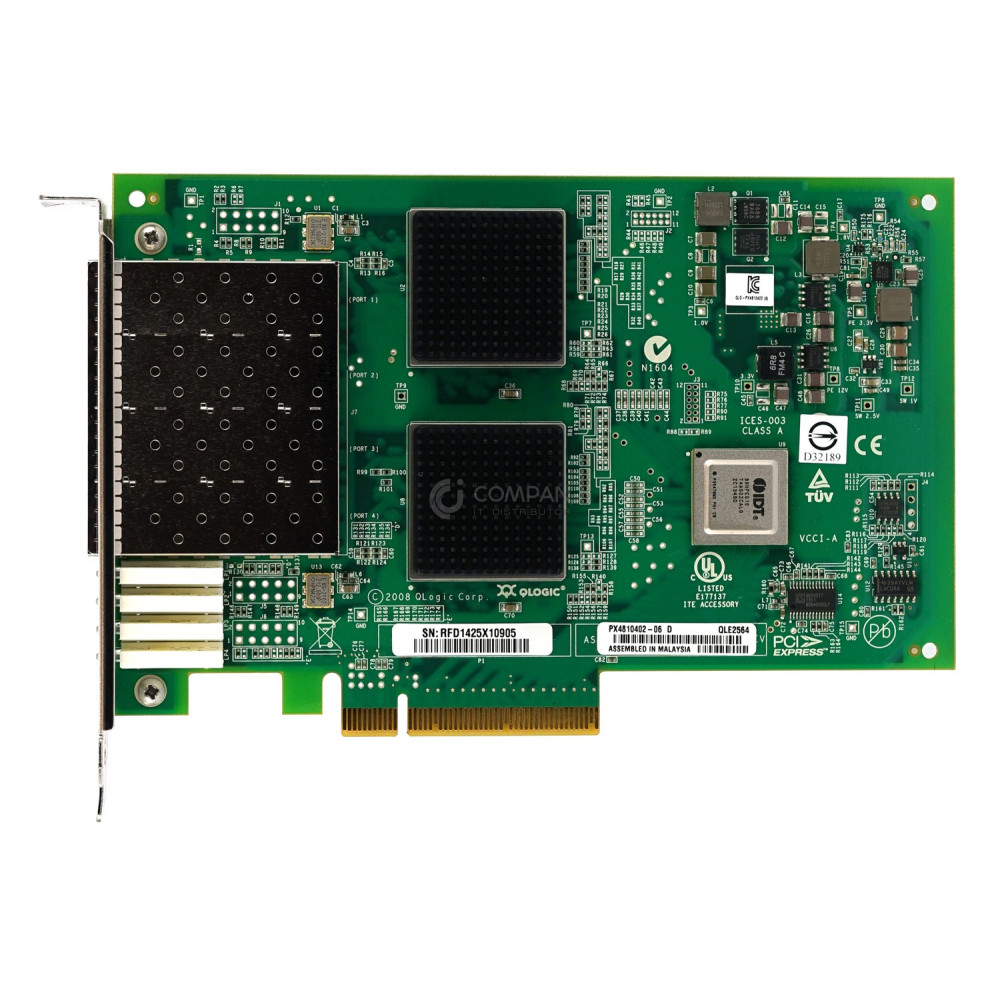 PX4810402-06 QLOGIC QLE2564 QUAD PORT 8GB FIBRE CHANNEL ADAPTER