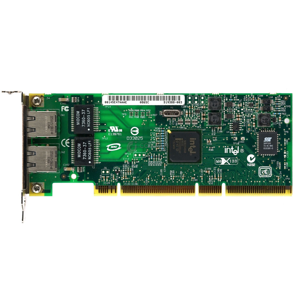 03N5531 LP IBM INTEL 1GB DUAL PORT 1GB BASE-TX  ETHERNET PCI-X ADAPTER LOW PROFILE