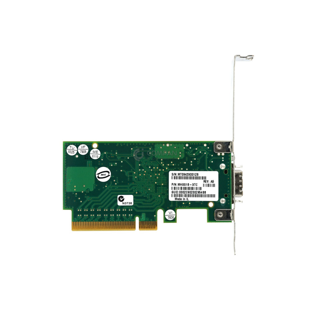 MHGS18-XTC MELLANOX 20GB/S CONNECTX ADAPTER PCI-E