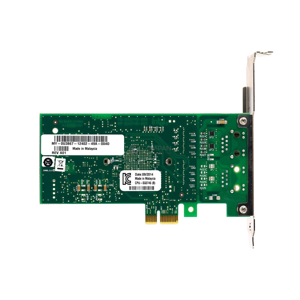 U3867 DELL INTEL PCI PRO1000PT SINGLE PORT FOR T300 ADAPTER