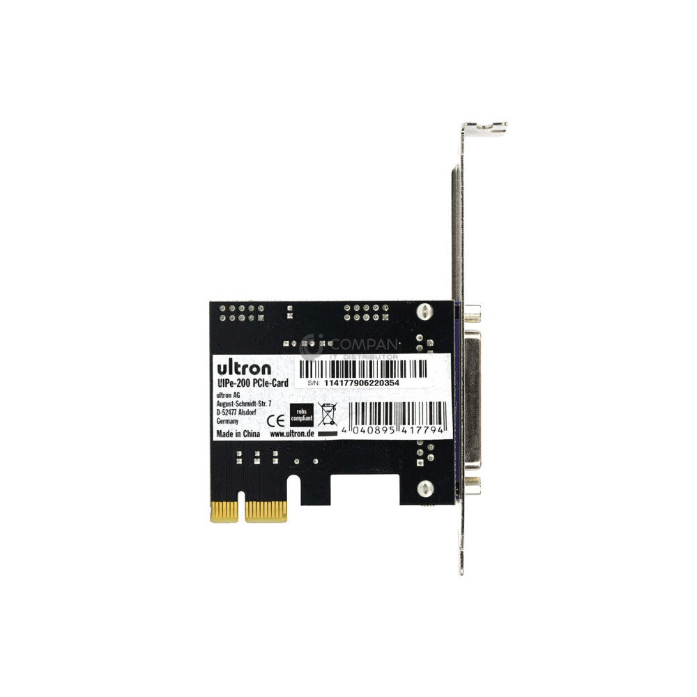 UIPE-200 ULTRON 41779 PARALLEL SERIAL ADAPTER PCI-E