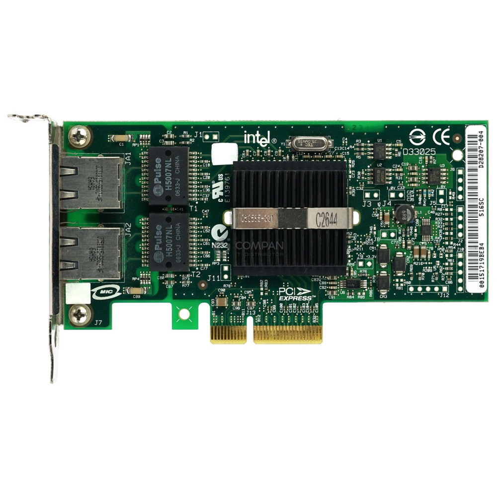 371-0905-02 LP SUN INTEL DUAL PORT 1GB RJ-45 ETHERNET PCIE ADAPTER LOW PROFILE
