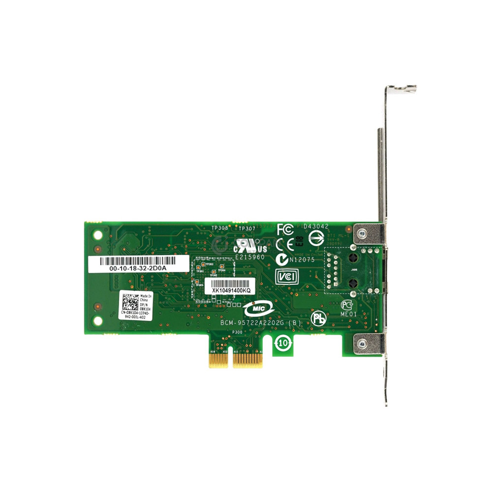 XK104 DELL BROADCOM  GIGABIT SINGLE PORT SERVER ADAPTER PCIE