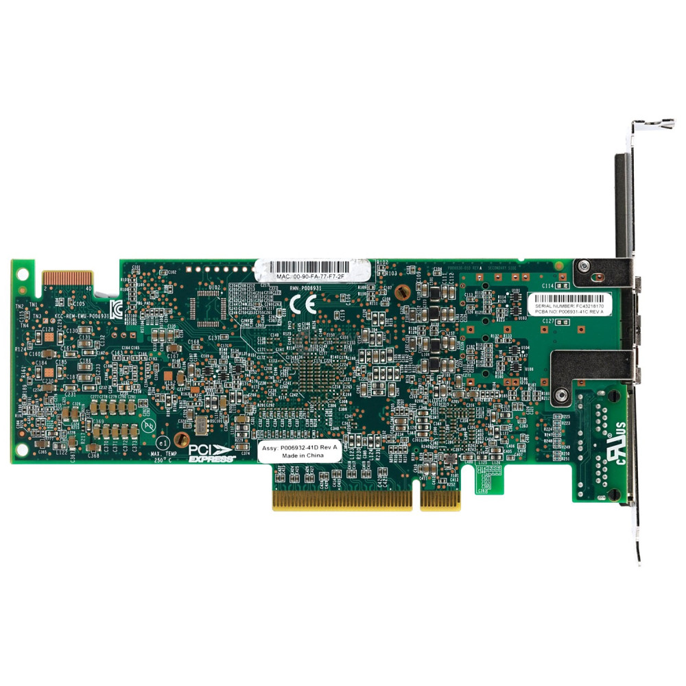 2B93 IBM 2-PORT 10GB SFP+ 2-PORT 1GB RJ-45 PCI-E ADAPTER FOR PSERIES POWER8