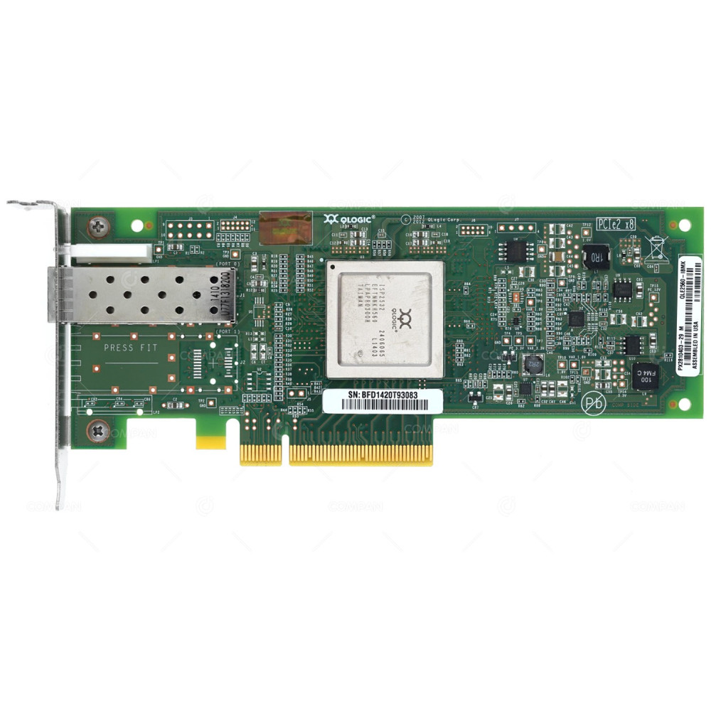 00Y5628 LP IBM QLE2560 8GB SINGLE PORT FC ADAPTER LOW PROFILE