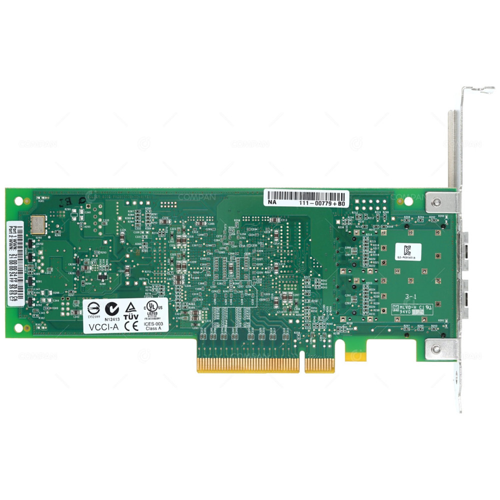 111-00779+B0 NETAPP QLOGIC QLE2562 DUAL PORT 8GB FC PCI-E ADAPTER