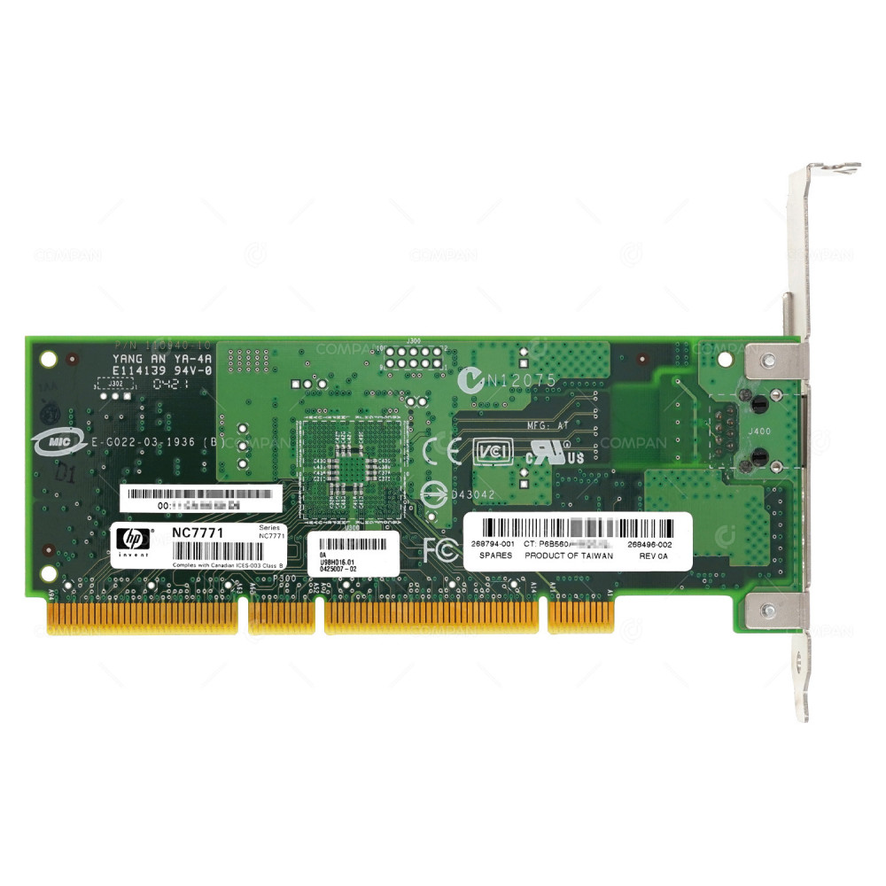 268794-001 HP NC7771 PCI-X GIGABIT ADAPTER SINGLE PORT