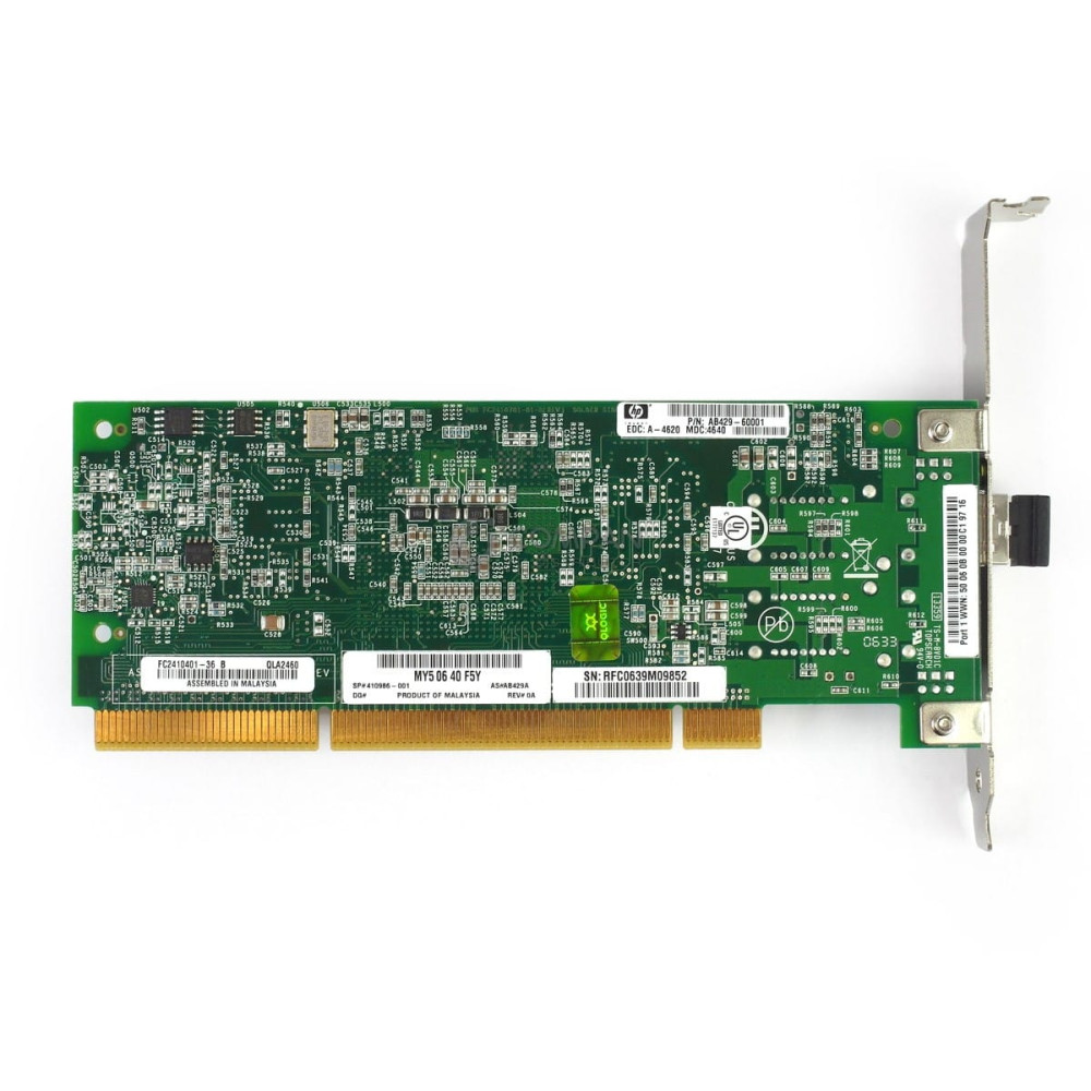 410986-001 HP QLA2460 4GB HBA FC SINGLE PORT PCI-X