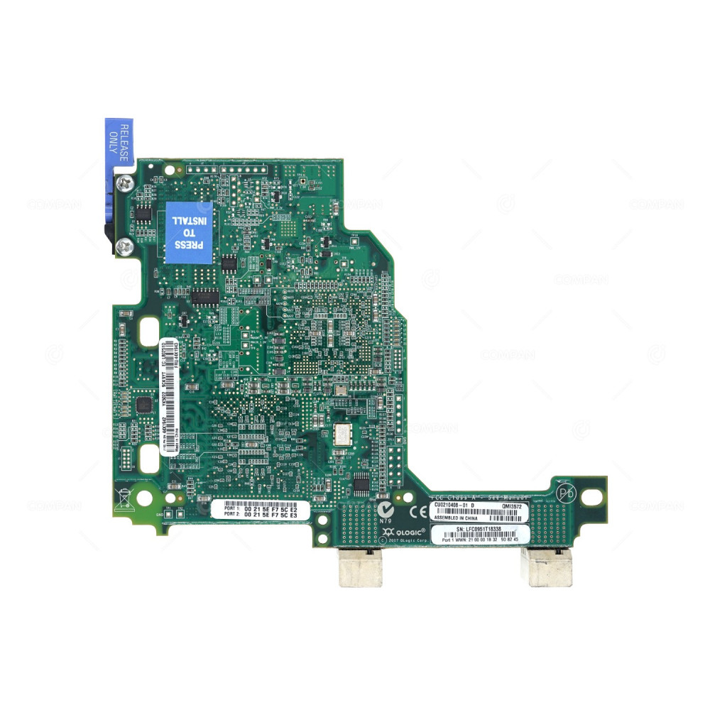 44X1943 IBM QLOGIC QMI3572 ETHERNET & 8GB FIBRE CHANNEL EXPANSION CARD
