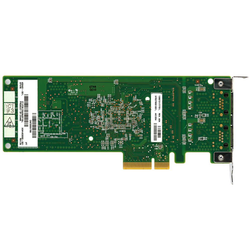 458491-001 LP HP NC382T DUAL PORT RJ-45 NETWORK ADAPTER LOW PROFILE