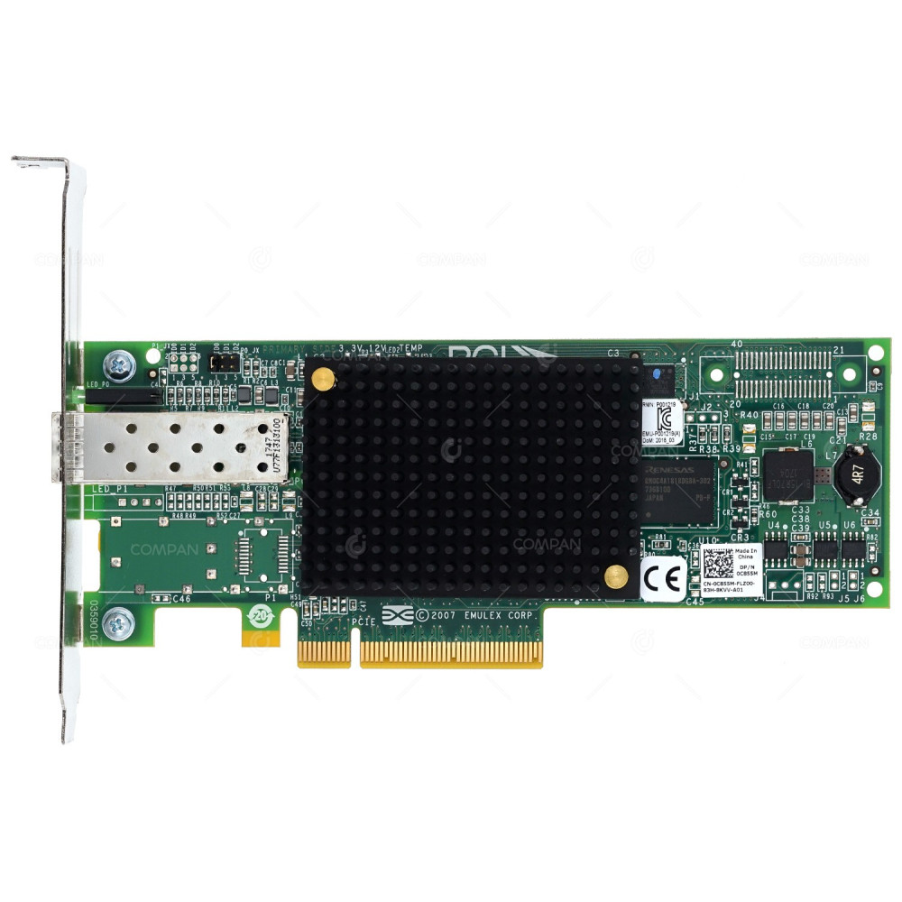 C855M DELL EMULEX LPE1200 8GB FC SINGLE PORT FC ADAPTER